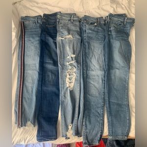 AMERICAN EAGLE High Rise Skinny Jeans Size 4 Short